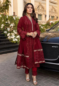 03-Piece Chiffon Suit With Embroidery | Ready To Wear