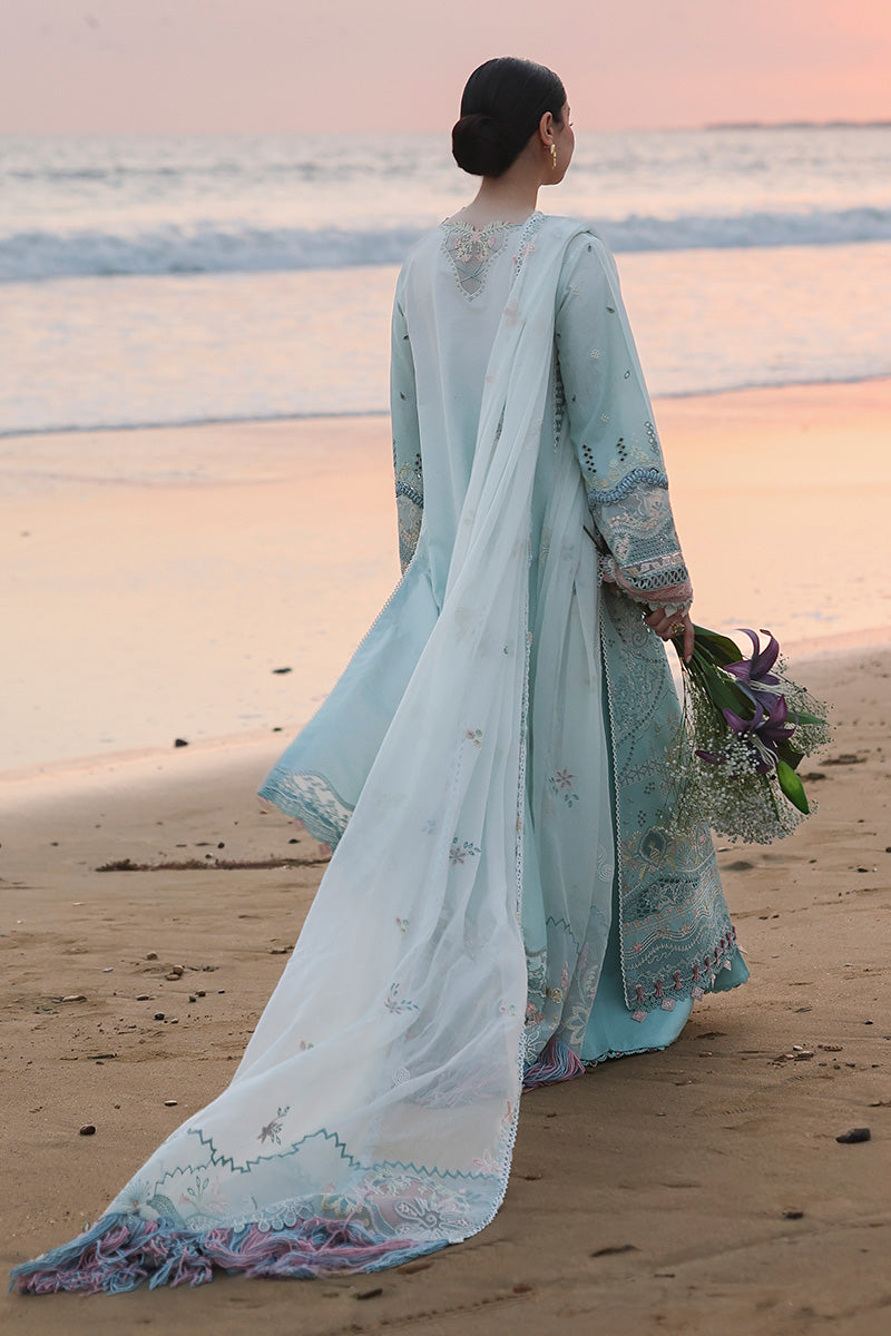 3-Piece Luxury Chikankari Lawn Suit - Ready  To  Wear