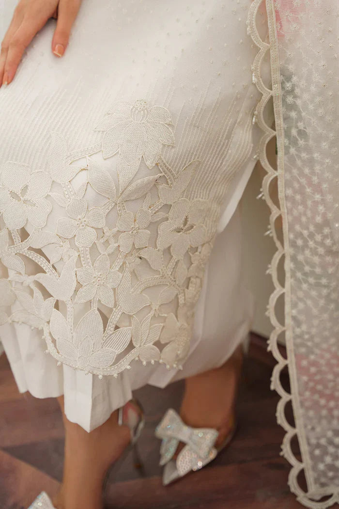 03-Piece Embroidered Organza Suit | Ready To Wear