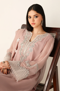 03-Piece Luxury Chiffon Hand-Embellished suit | Ready To Wear