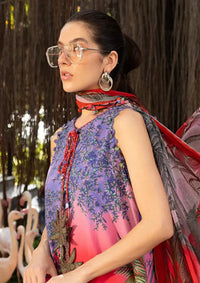Violet Sunrise - 3 Piece Embroidered Lawn Suit | Ready To Wear