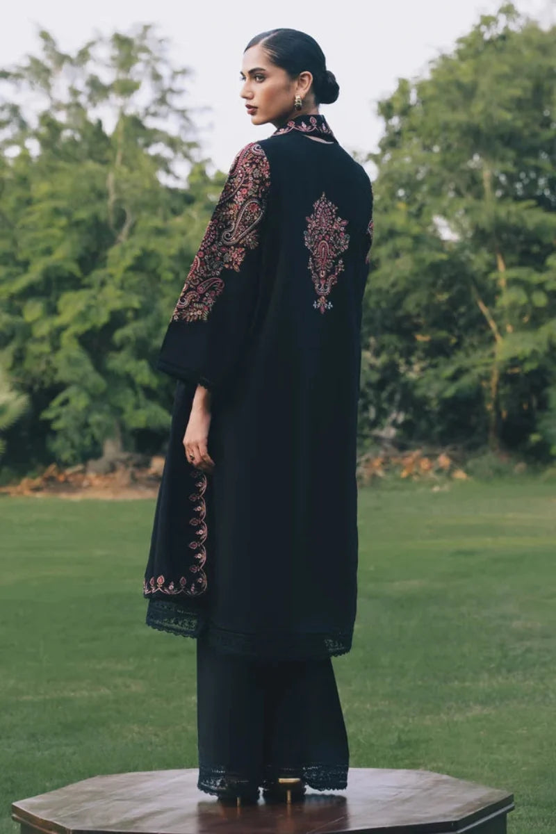 Black Egyptian Cotton 3-Piece Suit | Ready to Wear