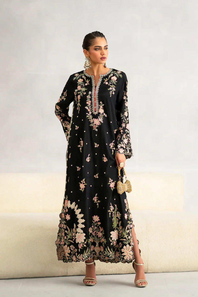 Fully Embroidered Silk Suit | Ready To Wear