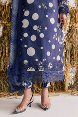 Digital Printed Lawn Suit With Heavy Embroidery & Chiffon Dupatta | Ready To Wear
