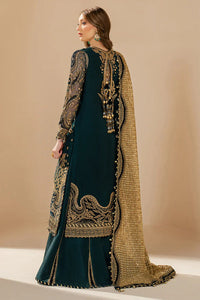 Embroidered Chiffon Sharara Suit with Organza Borders & Malai Crepe Sharara | Ready to Wear