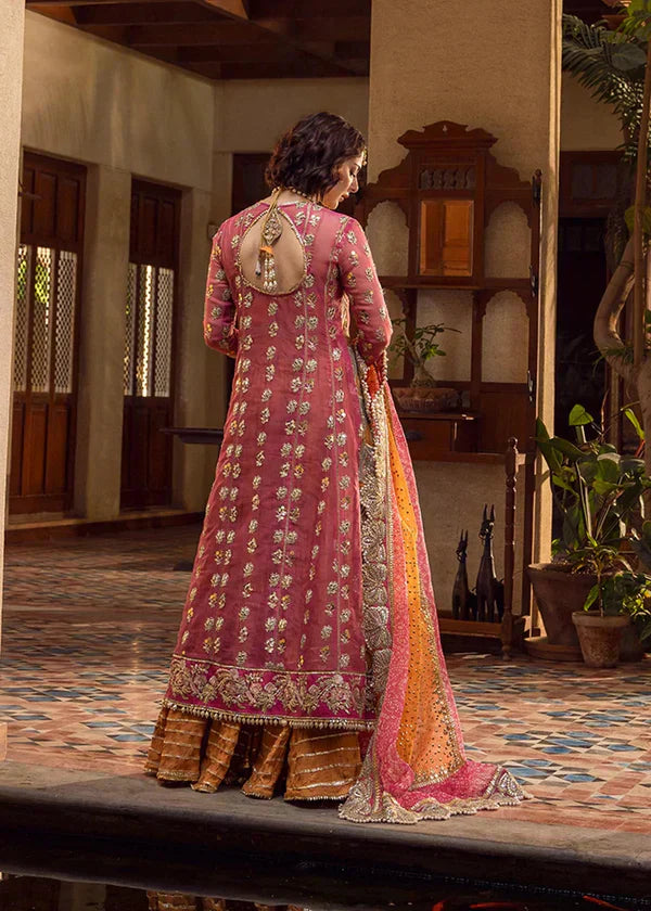 03-Piece Heavy Embroidered Organza Suit With Silk Trouser | Ready To Wear
