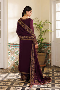 Plum / Purple Chiffon 3 piece suit | Ready To Wear