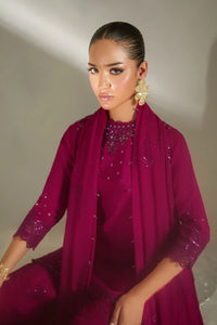 Deep Fuschia: Embroidered Short Kurti Suit | Ready To Wear