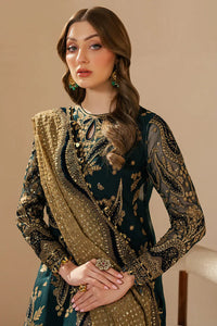 Embroidered Chiffon Sharara Suit with Organza Borders & Malai Crepe Sharara | Ready to Wear