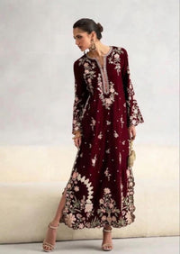Fully Embroidered Silk Suit | Ready To Wear