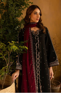 Pure Cotton Silk Embroidered 3-Piece Suit With Chiffon Dupatta | Ready To Wear