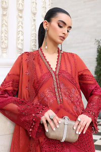 03-Piece Embroidered Lawn Suit With Silk Dupatta | Ready To Wear