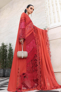 03-Piece Embroidered Lawn Suit With Silk Dupatta | Ready To Wear