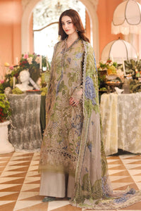 Beige Floral Luxury Chiffon Embroidered 3-Piece Suit | Ready to Wear