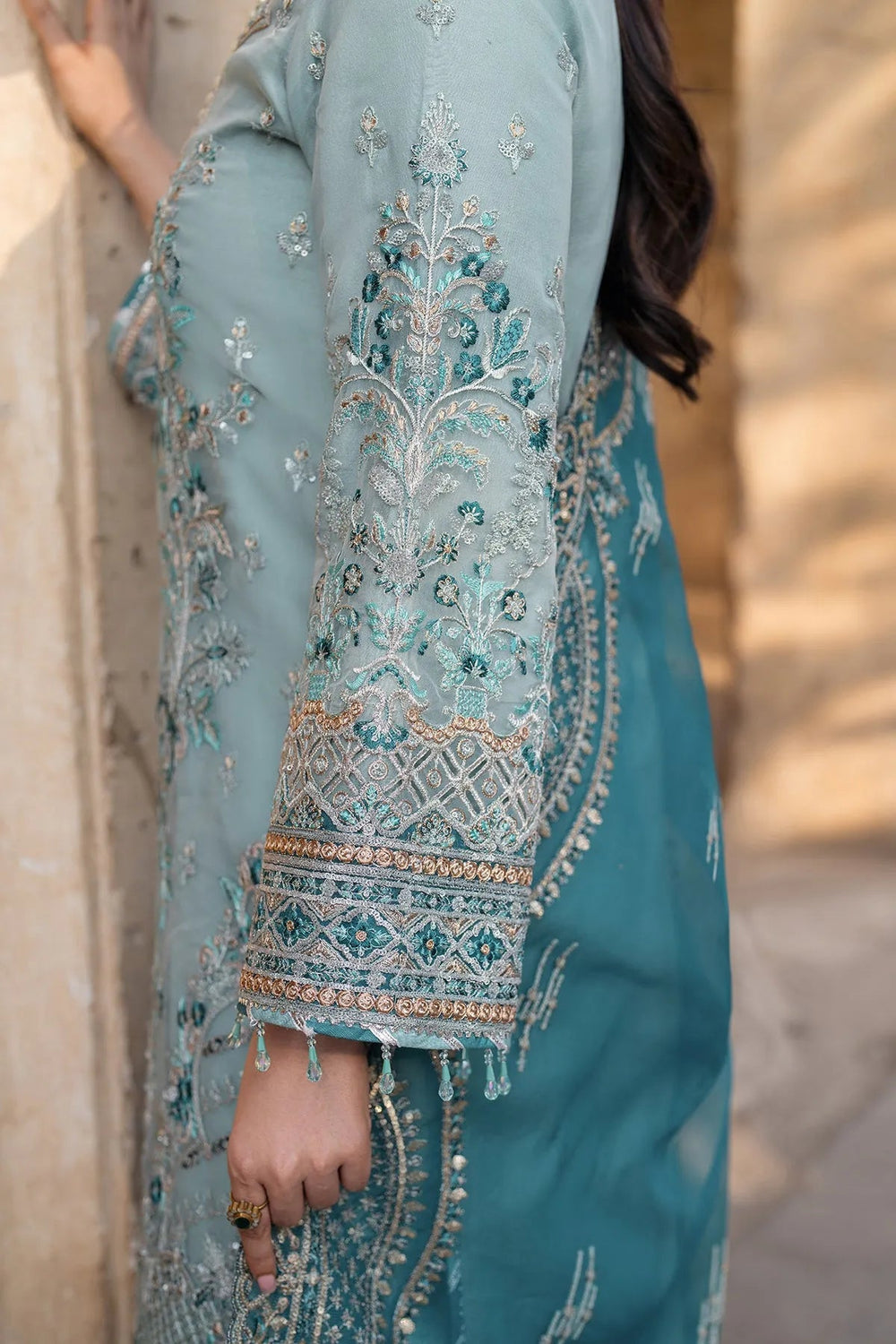 Fully Embroidered Premium Chiffon 3 Piece Suit with Chiffon Dupatta | Ready To Wear