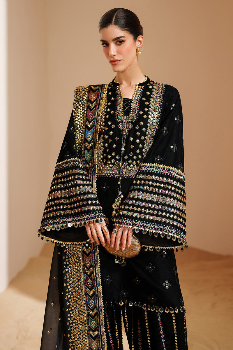 3 Piece Velvet Suit With Georgette Chiffon Dupatta | Read To Wear
