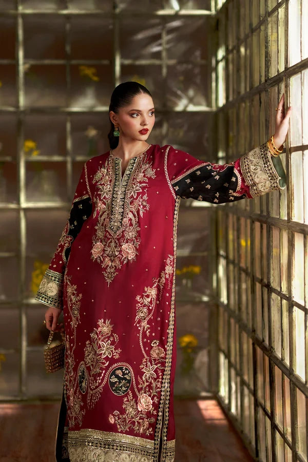 Shalmose Silk 2-Piece Suit | Elegant Ready-to-Wear Formal Wear