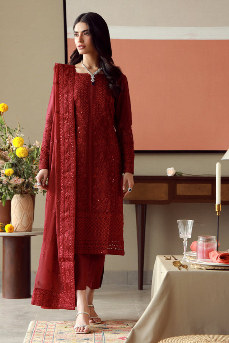 3 Piece Lawn Suit With Semi Pure Dupatta | Ready To Wear