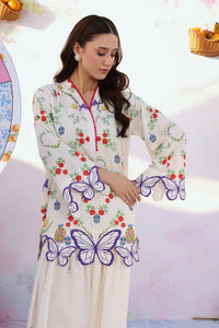 Heavy Embroidered Lawn 3-Piece Suit with Chiffon Dupatta | Ready to Wear