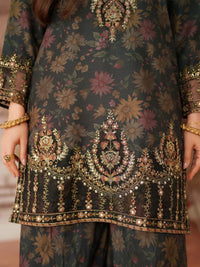 03-Piece Printed Lawn Suit With Heavy Embroidery - Ready To Wear