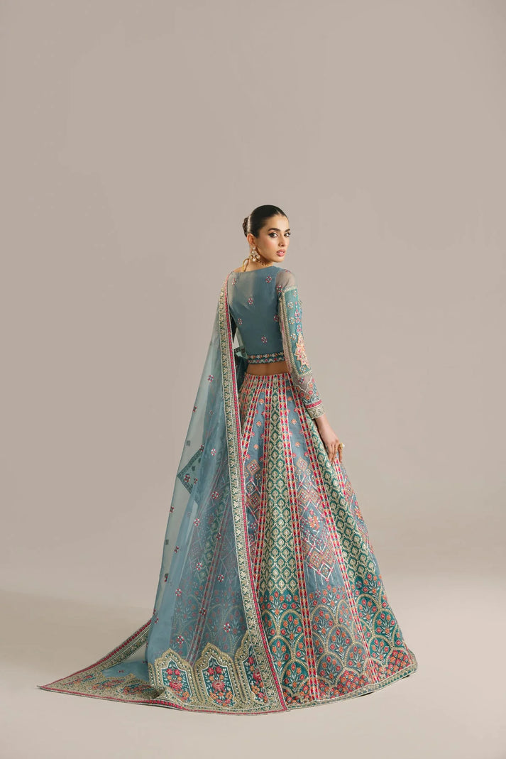Heavy Embroidered Organza 3-Piece Suit | Ready to Wear
