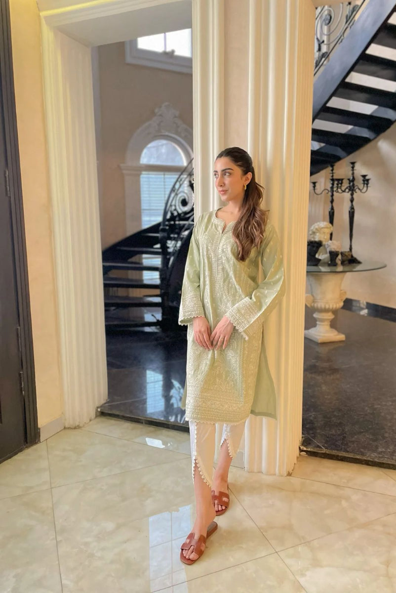 3 Piece Lawn With Chiffon Dupatta | Ready To Wear