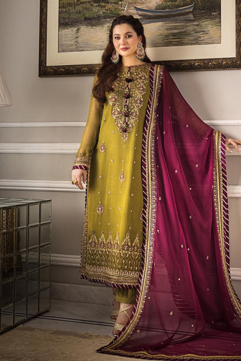 3 Piece Semi Pure Chiffon Suit With Semi pure Chiffon Dupatta | Ready To Wear