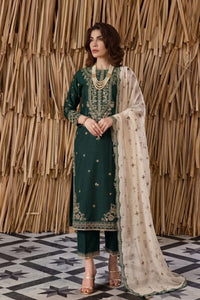 03-Piece Chiffon Suit With Embroidery | Ready To Wear