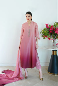 Luxury Shamoze Silk Printed Ready-To-Wear 3-Piece Suit