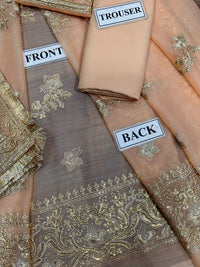 Semi Pure Chiffon Maxsi With Chiffon Dupatta | Ready To Wear