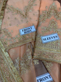 Semi Pure Chiffon Maxsi With Chiffon Dupatta | Ready To Wear
