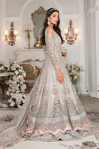 Elegant Silver Grey Premium Net 3-Piece Embroidered | Ready-to-Wear