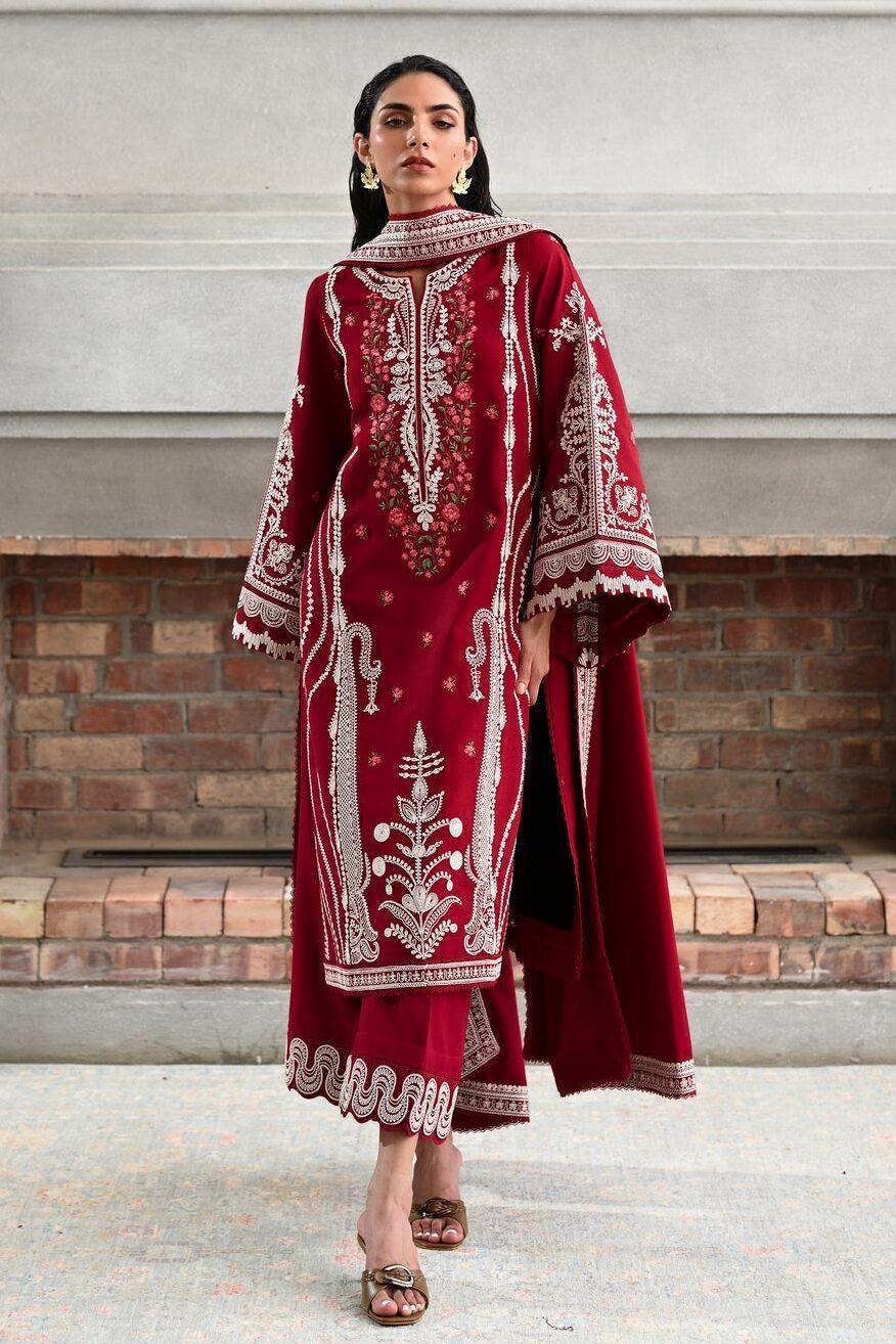Cambric Lawn & Semi Pure Chiffon Dupatta