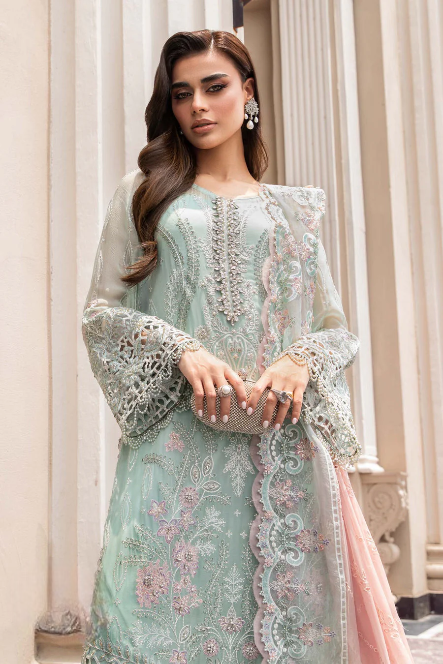 03-Piece Heavy Embroidered Chiffon Suit | Ready To Wear