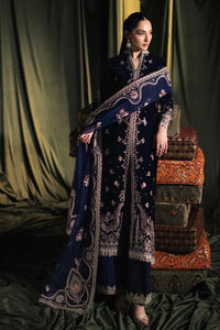 03-Piece Velvet Suit With Organza Dupatta | Ready To Wear