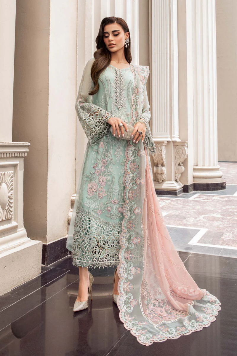 03-Piece Heavy Embroidered Chiffon Suit | Ready To Wear