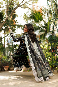 03-Piece Embroidered Printed Lawn Suit With Crinkle Chiffon Dupatta | Ready To Wear